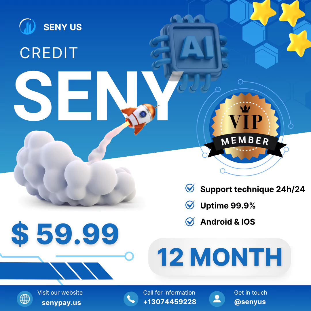 Credit Seny Vip 12 Month